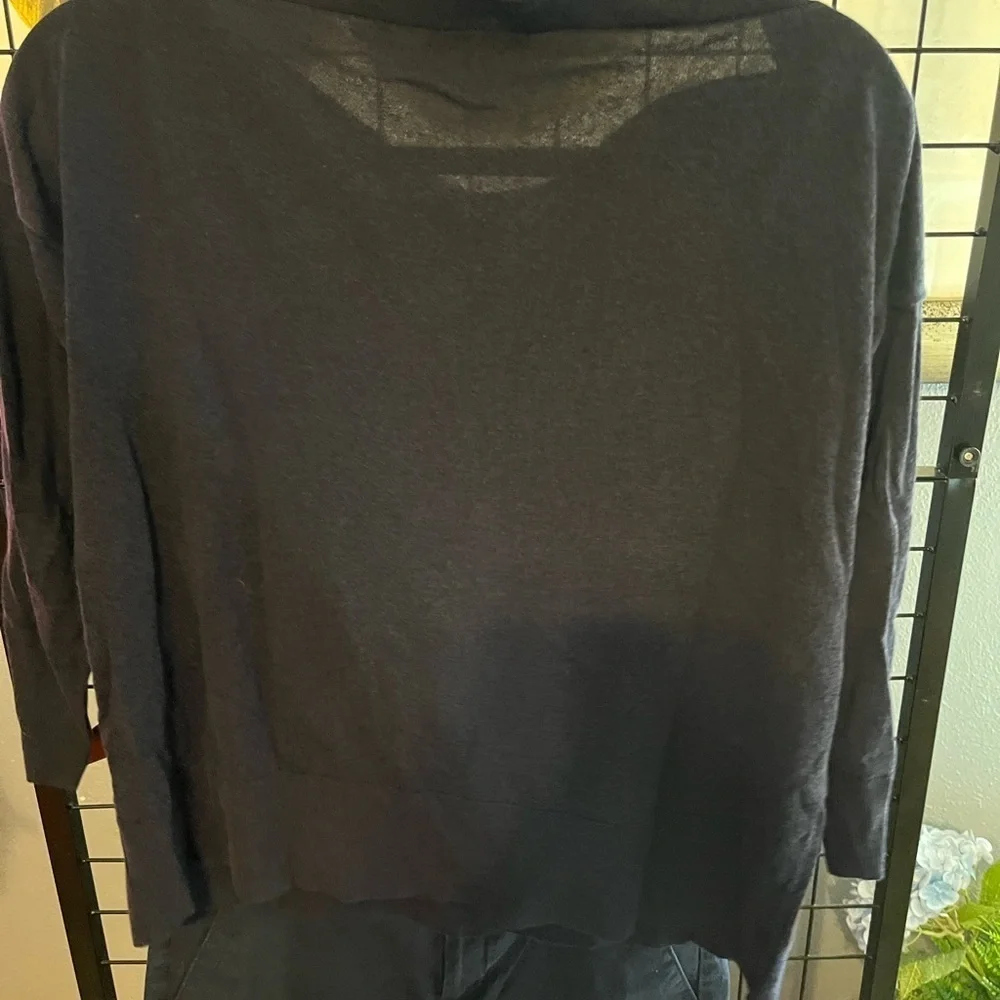 J. Crew Navy Blue Crew Neck Sweater